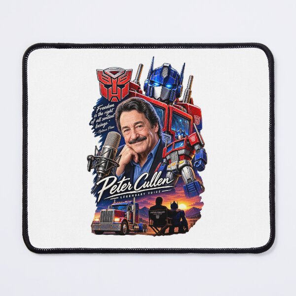 Item preview, peter LEGENDARY VOICE FREEDOM IS THE RIGHT OF ALL SENTIENT BEINGS OPTIMUS PRIME designed and sold by wolfordcheryl.