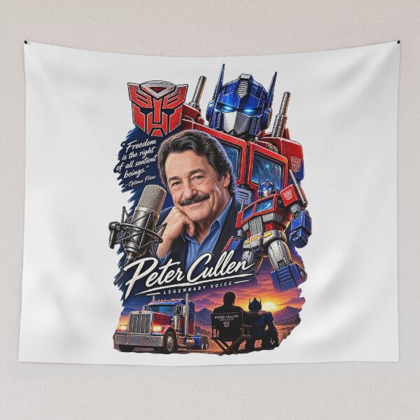 Item preview, peter LEGENDARY VOICE FREEDOM IS THE RIGHT OF ALL SENTIENT BEINGS OPTIMUS PRIME designed and sold by wolfordcheryl.