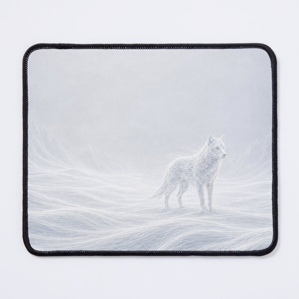 Item preview, White Wolf in the Quiet designed and sold by FlowSilk.