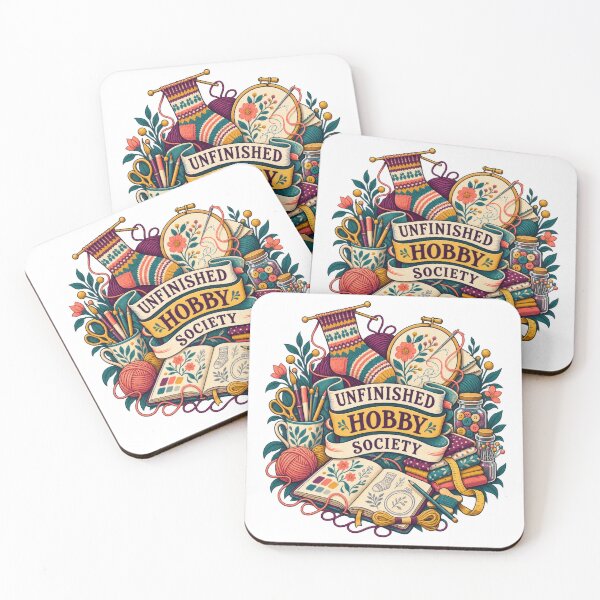 Item preview, Unfinished Hobby Society Craft Club designed and sold by Mosslume Studio.