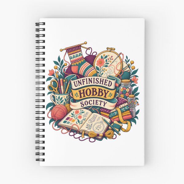 Item preview, Unfinished Hobby Society Craft Club designed and sold by Mosslume Studio.