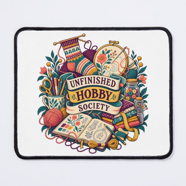 Item preview, Unfinished Hobby Society Craft Club designed and sold by Mosslume Studio.