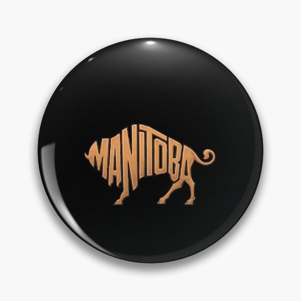 Artikelvorschau, Manitobas Bisons Typografie -32 entworfen und verkauft von PomboGayArt.