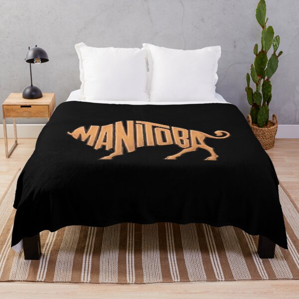 Item preview, Manitobas Bisons Typography -32 designed and sold by PomboGayArt.