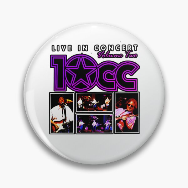 Item preview, 10cc Live In Concert Classic Art Pop Rock Vintage Band designed and sold by PeyronnelArt.