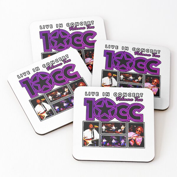 Item preview, 10cc Live In Concert Classic Art Pop Rock Vintage Band designed and sold by PeyronnelArt.
