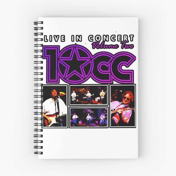 Item preview, 10cc Live In Concert Classic Art Pop Rock Vintage Band designed and sold by PeyronnelArt.