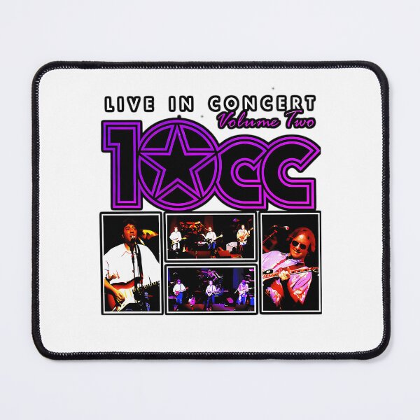 Item preview, 10cc Live In Concert Classic Art Pop Rock Vintage Band designed and sold by PeyronnelArt.