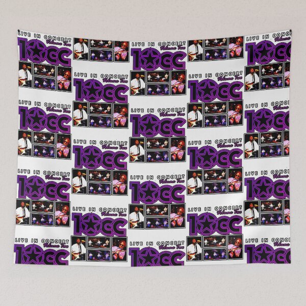Item preview, 10cc Live In Concert Classic Art Pop Rock Vintage Band designed and sold by PeyronnelArt.