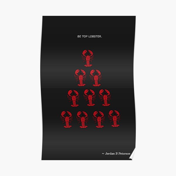 Jordan b. Peterson lobster Poster