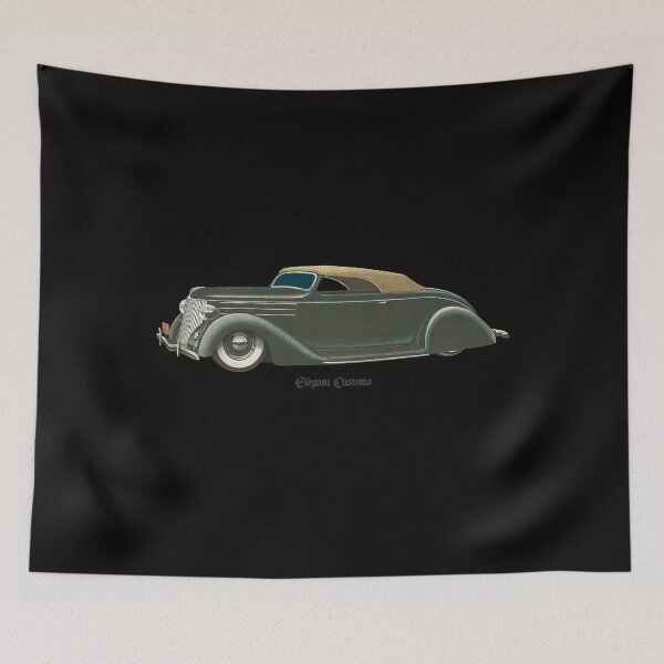 Item preview, 1936 Cabriolet chopped no text Kustom, Hot Rod, Muscle Car designed and sold by Elegant Customs.