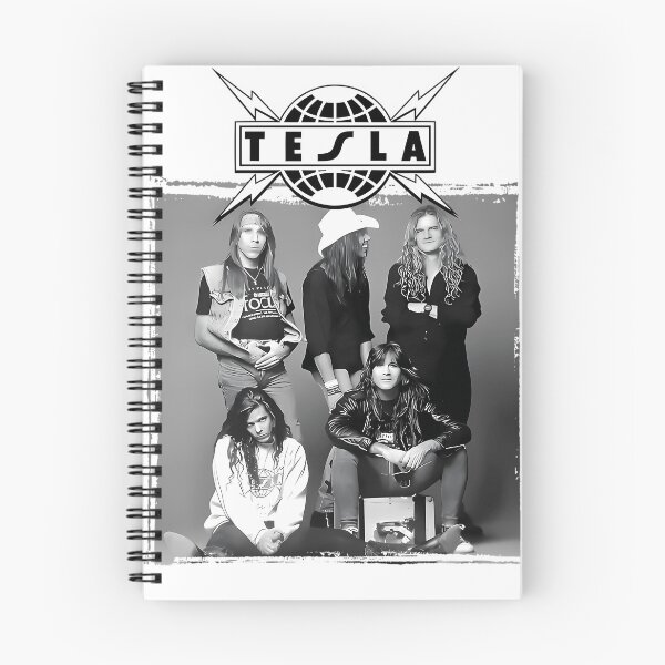 Item preview, Tesla â€“ Vintage Black & White Band Portrait designed and sold by ArtVibeArty.