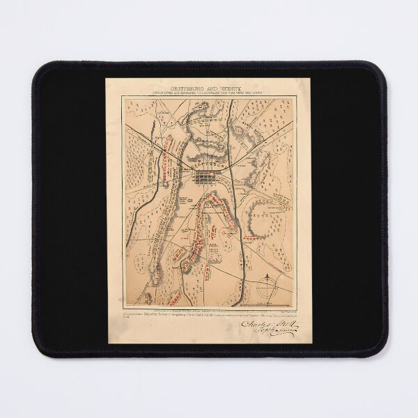Item preview, The Gettysburg (Map Of Gettysburg Battlefield) designed and sold by AlleneAbbott.