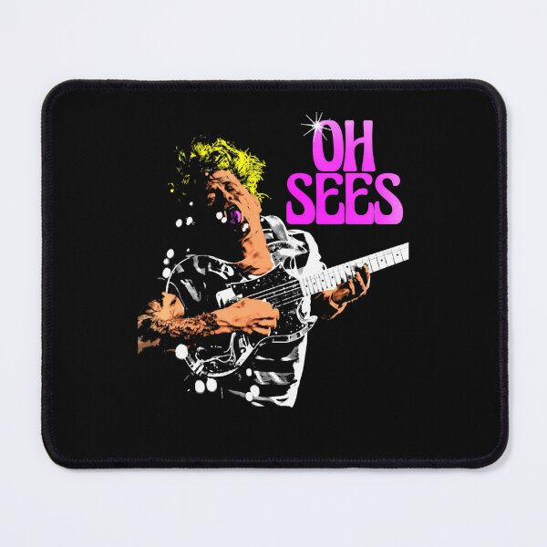 Item preview, Electric Guitarist Performing with Neon Pink Typography designed and sold by Dulliyo.