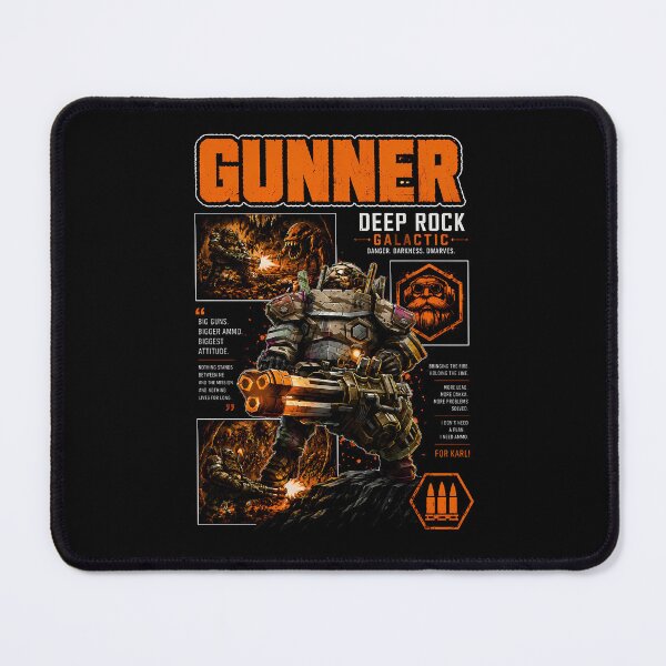 Item preview, Gunner Deep Rock Galactic Heavy Firepower Art designed and sold by PrestonChild.