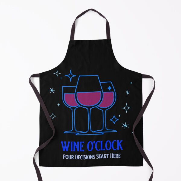 Item preview, IT'S WINE O'CLOCK, POUR DECISIONS START HERE designed and sold by MountainRoisin.