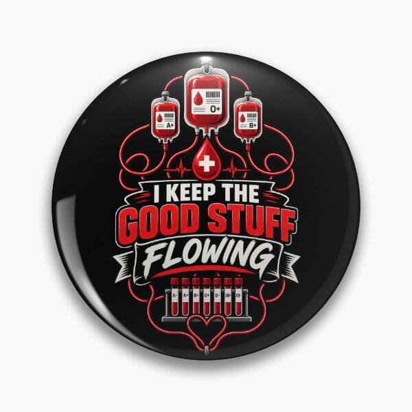 Item preview, I Keep The Good Stuff Flowing Phlebotomy Medical Gift designed and sold by NichePrintLab.