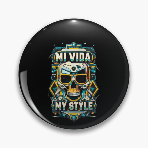 Item preview, Mis Vidas My Styles Skull Cyberpunk -85 designed and sold by PomboGayArt.