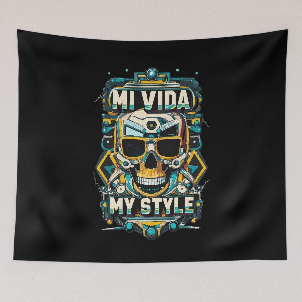 Item preview, Mis Vidas My Styles Skull Cyberpunk -85 designed and sold by PomboGayArt.