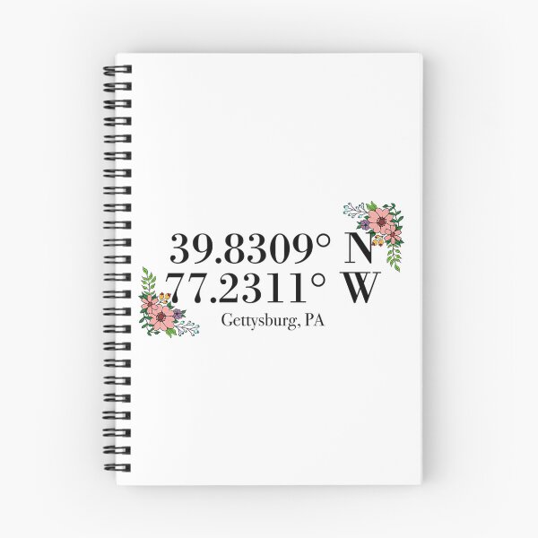 Item preview, Gettysburg Pa Coordinates designed and sold by AlleneAbbott.