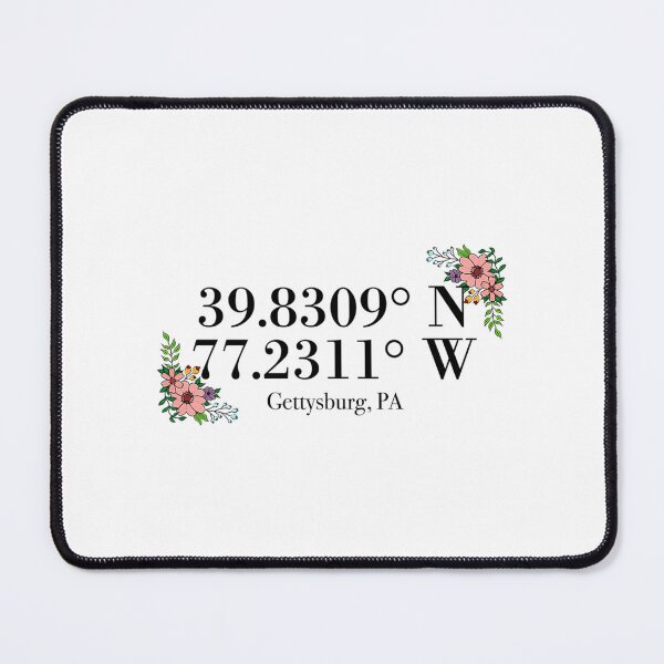 Item preview, Gettysburg Pa Coordinates designed and sold by AlleneAbbott.