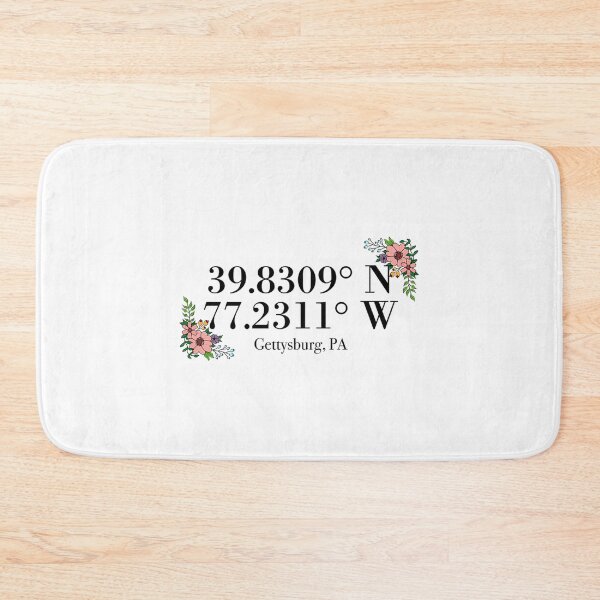 Item preview, Gettysburg Pa Coordinates designed and sold by AlleneAbbott.