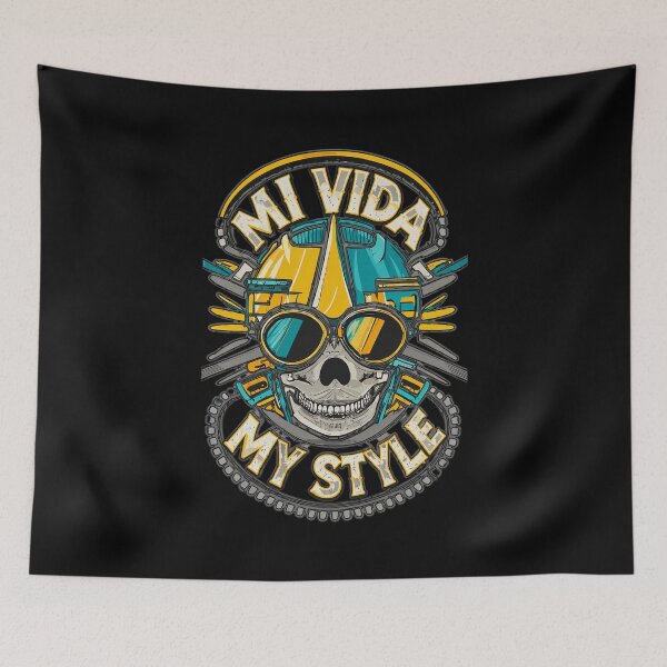Item preview, Mi Vidas My Styles Skull Goggles Helmet -86 designed and sold by PomboGayArt.