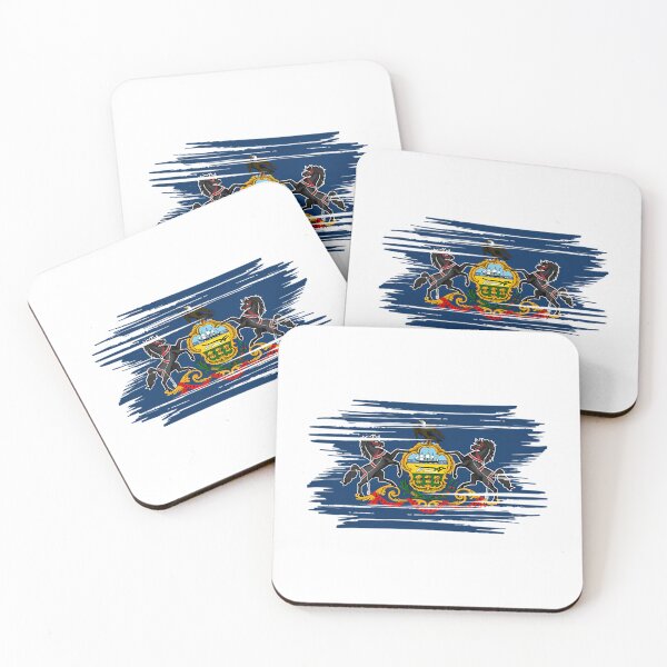 Item preview, Distressed Pennsylvania State Flag Pa designed and sold by AlleneAbbott.