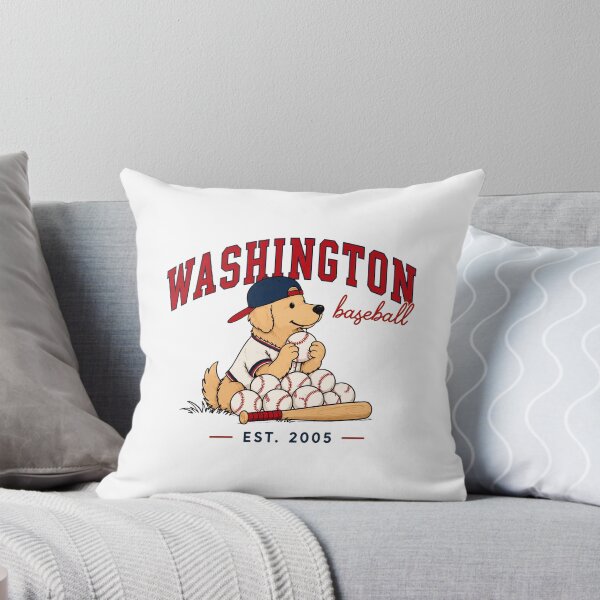 Item preview, Washington Baseball Dog Vintage Retro designed and sold by tranhuonggiang.