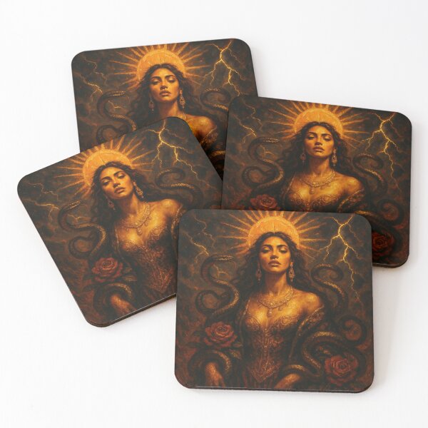 Item preview, Latina Sun Goddess — Solar Fire Goddess Art designed and sold by PixelBrujeria.