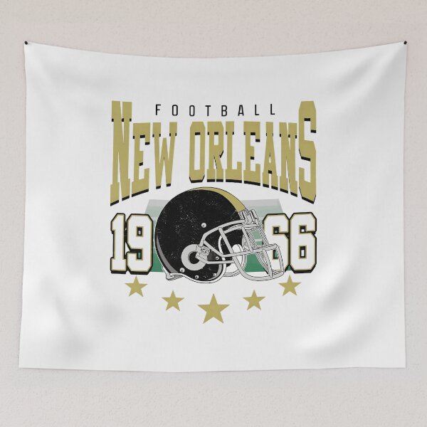 Item preview, New Orleans Football Retro Helmet Vintage designed and sold by DavidSant59546.