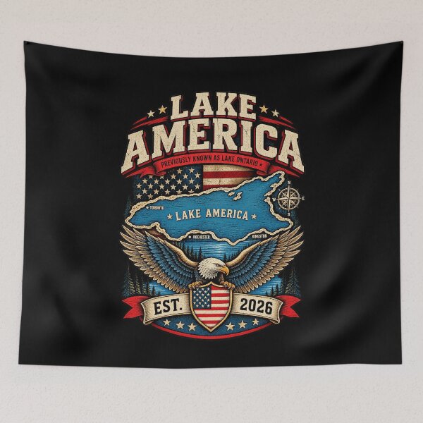 Item preview, Copy of Lake America Est 2026 Boating Speedboat Retro Sunset Patriotic designed and sold by SEINENGAPPI8.