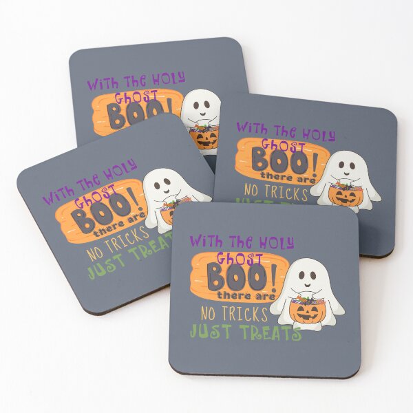 Item preview, Halloween Cute Ghost Trick or Treat Holy Sprit Spooky Season Christian  designed and sold by Forevermore.
