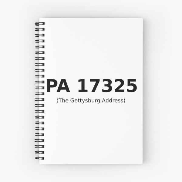 Item preview, Pa 17325 (The Gettysburg Address) designed and sold by AlleneAbbott.