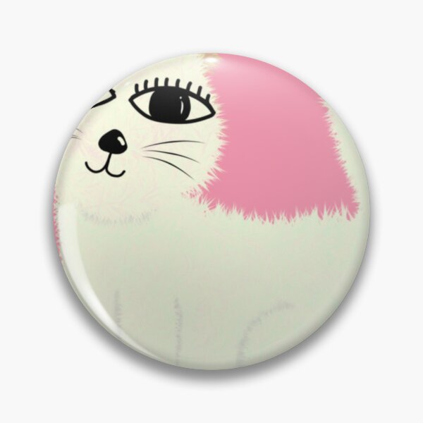 Item preview, Fluffy White Cat lover with Big Eyes, Cute Furry Kitten Art designed and sold by Tanapan2529.