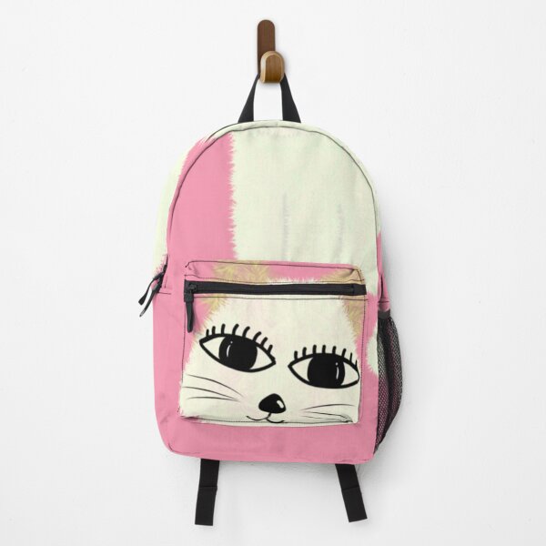 Item preview, Fluffy White Cat lover with Big Eyes, Cute Furry Kitten Art designed and sold by Tanapan2529.
