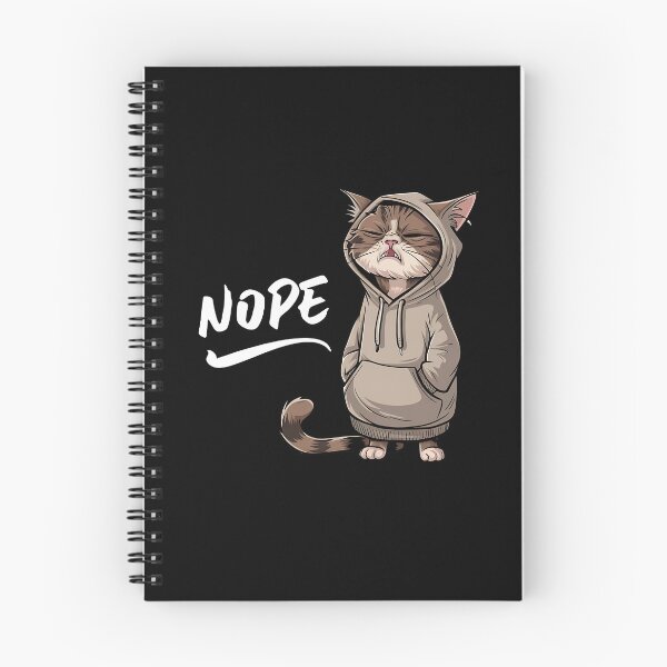 Item preview, Nope Funny Cat In Hoodie Birthday Gift designed and sold by Say It With Ink.