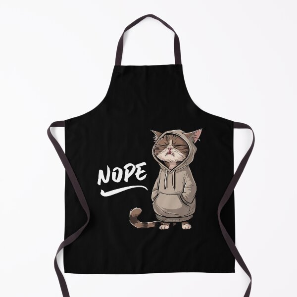 Item preview, Nope Funny Cat In Hoodie Birthday Gift designed and sold by Say It With Ink.