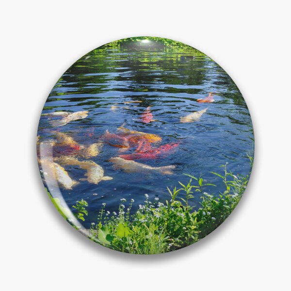 Item preview, Zen Koi Pond Circle designed and sold by latifasolaam.