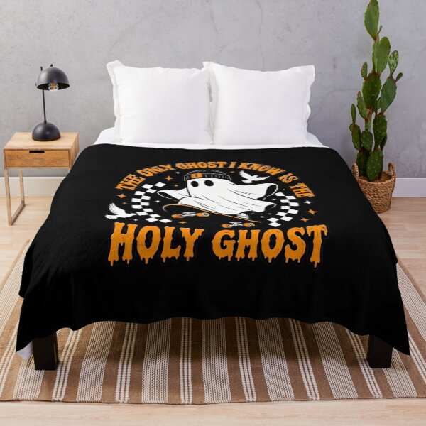 Item preview, The Only Ghost I Know Is The Holy Ghost Retro Halloween designed and sold by PaletteArc.