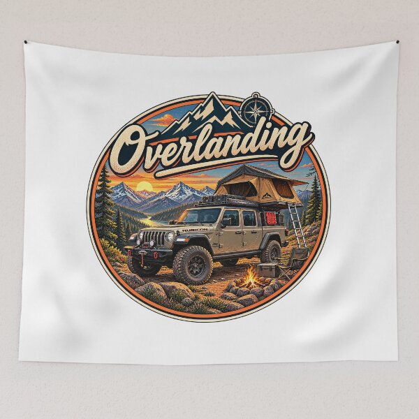 Item preview, Overlanding Jeep Gladiator designed and sold by alwaysadeal.
