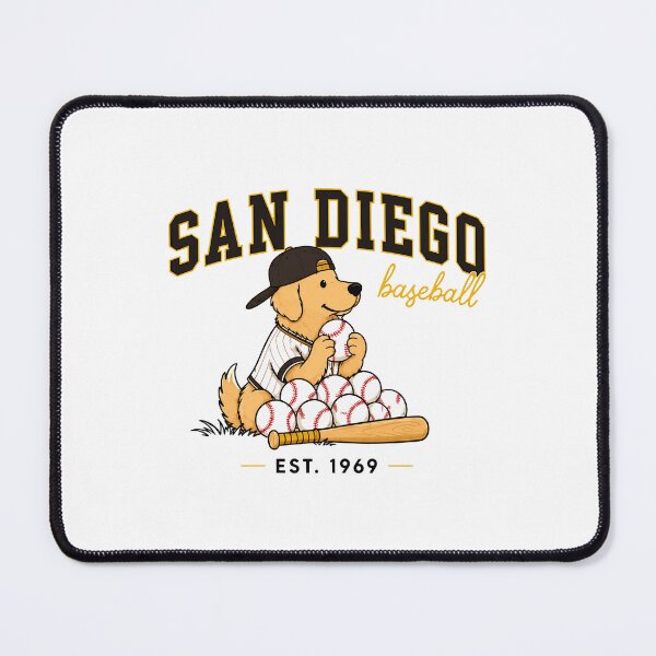 Item preview, Cute Baseball Dog San Diego Est 1969 designed and sold by tranhuonggiang.