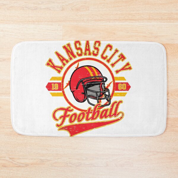 Item preview, KC Football Retro Helmet Vintage Style designed and sold by JosephMoo55679.