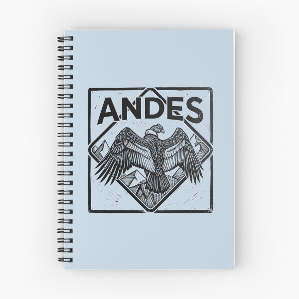 Item preview, Andes Mountains Condor Bird Black and White Woodcut Linocut Art designed and sold by KiwiRider.