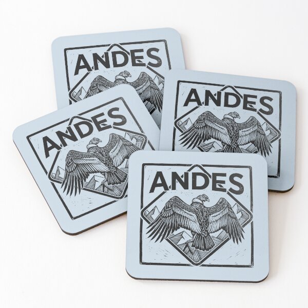 Item preview, Andes Mountains Condor Bird Black and White Woodcut Linocut Art designed and sold by KiwiRider.