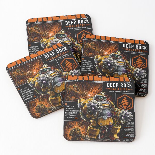 Item preview, Driller Deep Rock Galactic Dig Deeper Art designed and sold by PrestonChild.