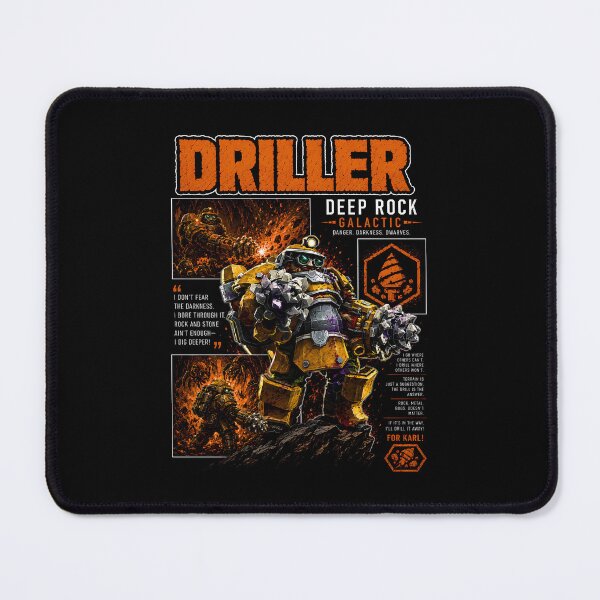 Item preview, Driller Deep Rock Galactic Dig Deeper Art designed and sold by PrestonChild.