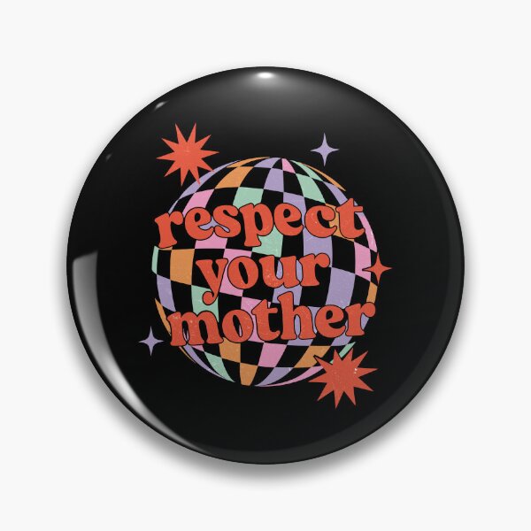 Item preview, Disco Ball Respect Your Mother Retro designed and sold by JsWoot.