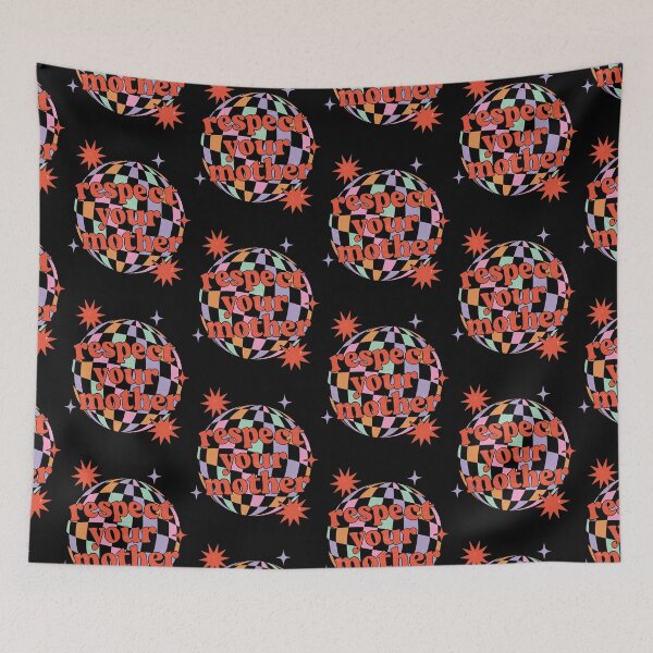 Item preview, Disco Ball Respect Your Mother Retro designed and sold by JsWoot.