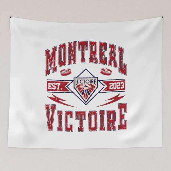 Item preview, Montreal Victory Retro Hockey Spirit Sweatshirt designed and sold by lanaifyke.